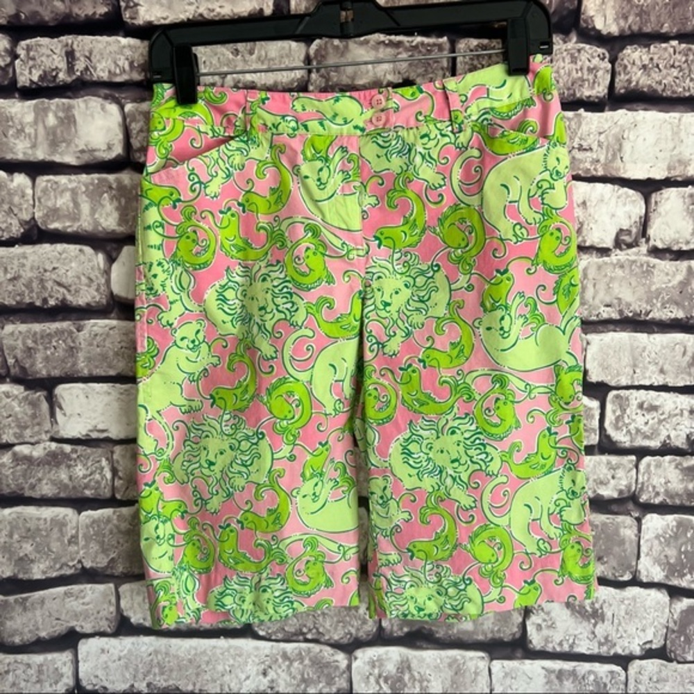 Lilly Pulitzer Pink & Green Short Size 0